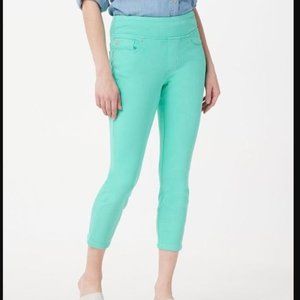 Belle by Kim Gravel | Mermaid Pull-On Pocket Cropped Jeggings